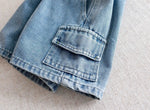 2026 Kids Boys Denim Cargo Shorts 2-8Y Casual Summer Jeans Bottoms Waist Elastic Waistband Children Clothes Outerdoor Boys - flohmarkt-deutschland.shop