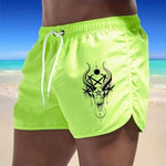 2026 Neuerscheinung Herren Satan-Bedruckte Boardshorts Sommer Strand Lässige Mode Sport Kurze Hosen Fitnessstudio Lauf- und Fitn - flohmarkt-deutschland.shop