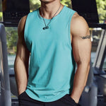 2026 Newest Summer Gym Vest High Quality mesh Shirt Sleeveless T-shirts Men Tank Tops running Fitness Sports Vest men Clothing - flohmarkt-deutschland.shop