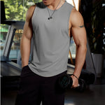 2026 Newest Summer Gym Vest High Quality mesh Shirt Sleeveless T-shirts Men Tank Tops running Fitness Sports Vest men Clothing - flohmarkt-deutschland.shop