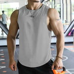 2026 Newest Summer Gym Vest High Quality mesh Shirt Sleeveless T-shirts Men Tank Tops running Fitness Sports Vest men Clothing - flohmarkt-deutschland.shop