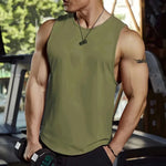 2026 Newest Summer Gym Vest High Quality mesh Shirt Sleeveless T-shirts Men Tank Tops running Fitness Sports Vest men Clothing - flohmarkt-deutschland.shop