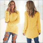 2026, Plus Größe Frauen Warme Pullover Einfarbig O Hals Lose Gestrickte Pullover Lange Pullover Casual Bluse Dame Oversize Kleidung - flohmarkt-deutschland.shop