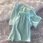 2026 Summer Women Shorts Sets Casual Two Pieces Short Sleeve T Shirts and High Waist Short Pants Solid Outfits Tracksuit 2PCS - flohmarkt-deutschland.shop