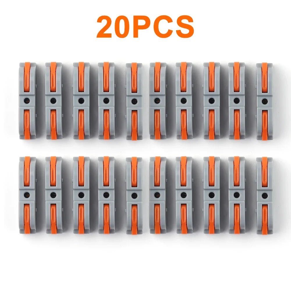 20/34/50PCS Lever Wire Connectors, 1 to 1 Inline Assemblable Wire Connector, Electrical Connectors Wire Terminals - flohmarkt-deutschland.shop