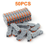 20/34/50PCS Lever Wire Connectors, 1 to 1 Inline Assemblable Wire Connector, Electrical Connectors Wire Terminals - flohmarkt-deutschland.shop