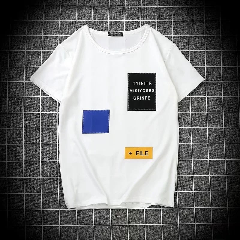 Men's Loose Graphic Summer T-Shirt (Short Sleeve)