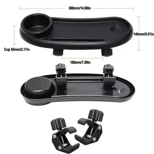 Antislip Stroller Cup Holder Practical Detachable Universal Stroller Tray Handy Convenient Stroller Accessories Baby Stroller