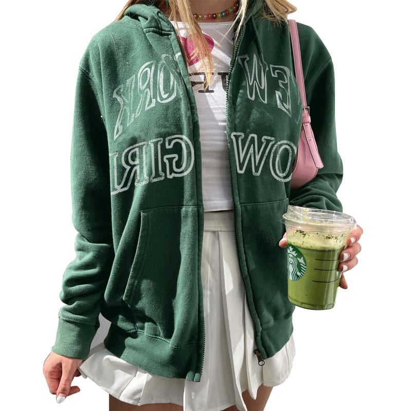 Printed Casual Hoodie Baseball Uniform for Fall/Winter