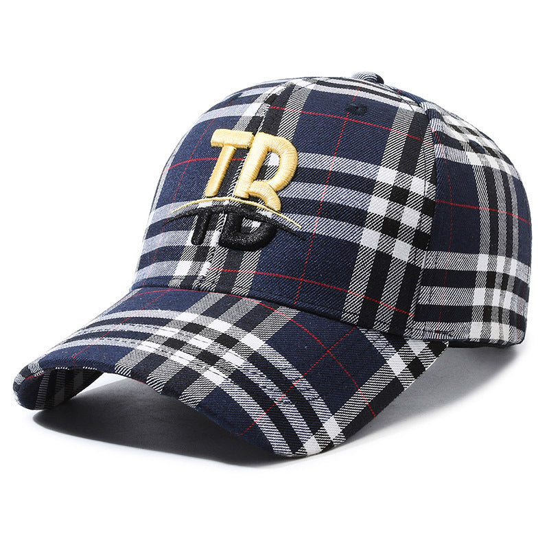 Korean Style Embroidered Letter Baseball Cap (Retro)