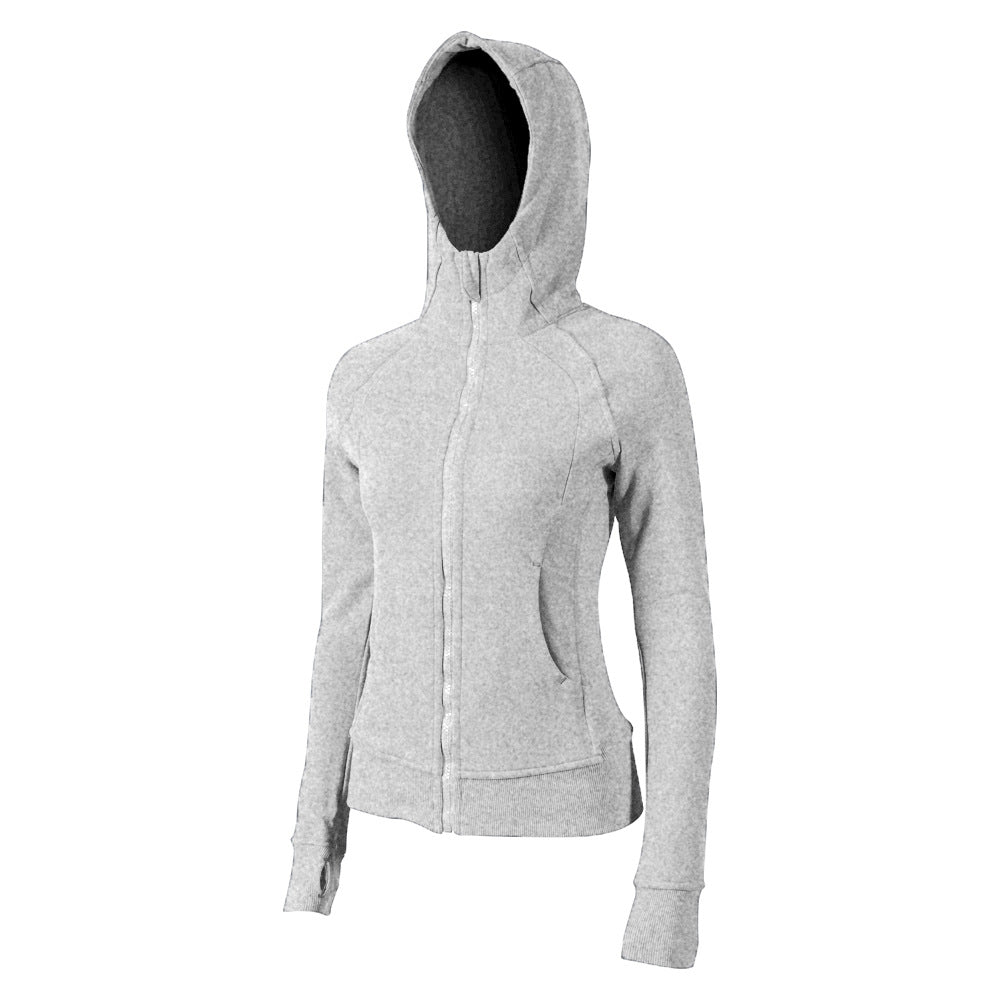 Women's Fleece Yoga Hoodie Jacket for Fall/Winter