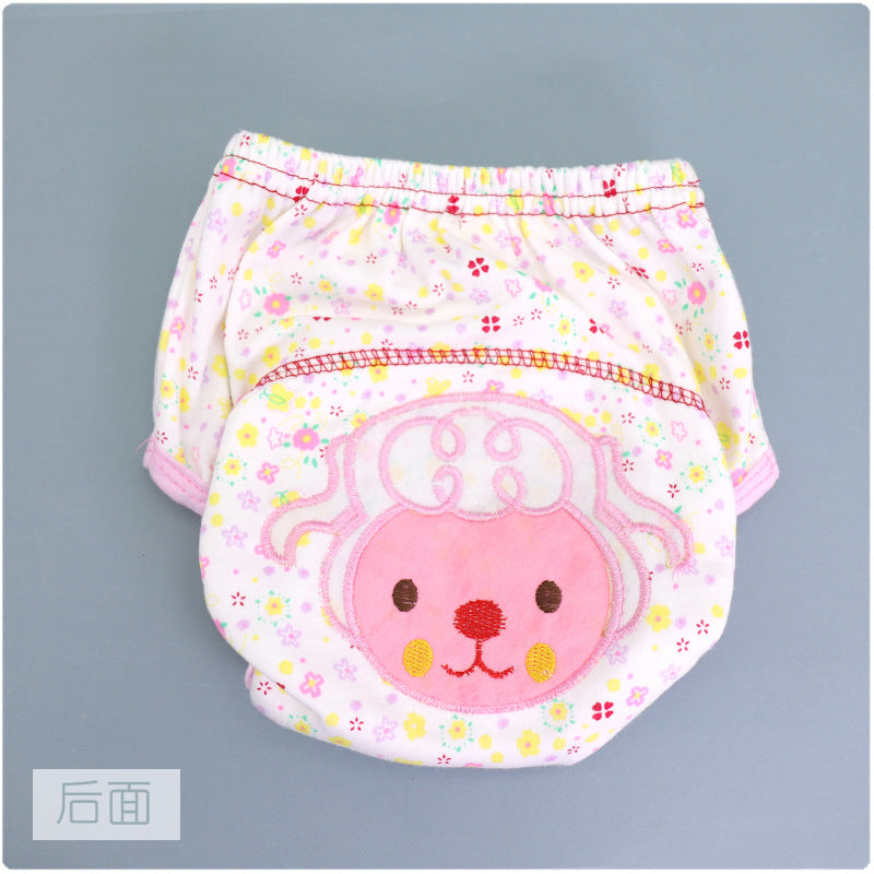 Cotton Baby Learning Pants - Washable Waterproof Diapers