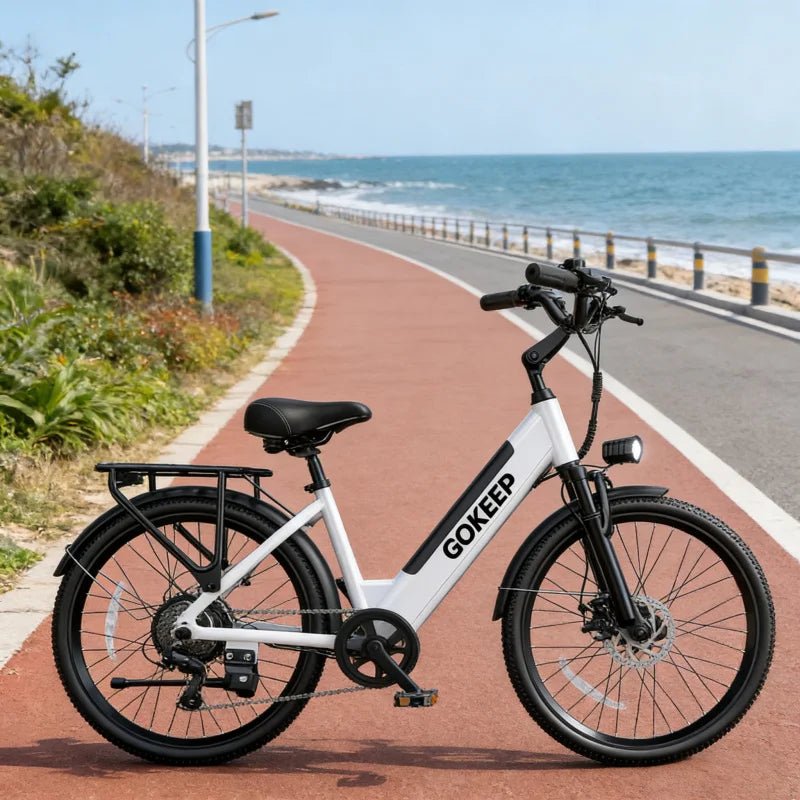 26-Zoll modisches E-Bike, 600W bürstenloser Motor, 48V-10.4Ah Lithium-Akku, elektrisches Moped, Elektrofahrrad für Erwachsene - flohmarkt-deutschland.shop