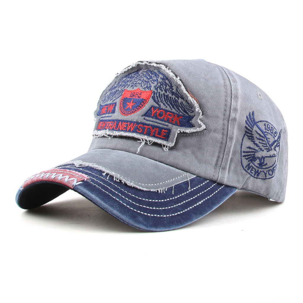 Cotton Vintage Wash Sun Protection Baseball Cap