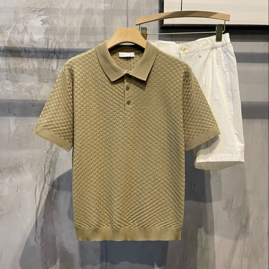 Men's Slim Fit Polo Shirt - Trendy Summer Tee 2023
