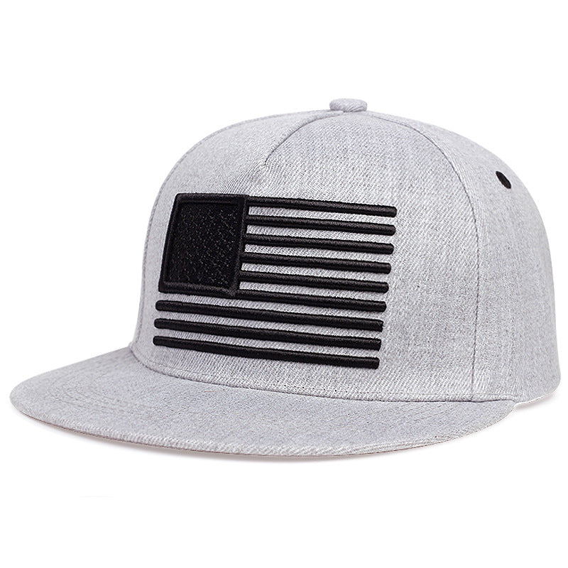Embroidered American Flag Hip-Hop Baseball Cap