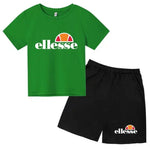 3-12 ans, garçons, filles, tout-petits, manches courtes + shorts,Vêtem imprimé lettres, ensemble sportif décontracté deux pièces - flohmarkt-deutschland.shop