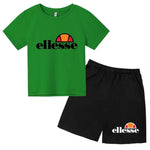 3-12 ans, garçons, filles, tout-petits, manches courtes + shorts,Vêtem imprimé lettres, ensemble sportif décontracté deux pièces - flohmarkt-deutschland.shop