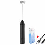 3-Gang-Küchenartikel, USB-Aufladung, elektrischer Schneebesen, Mini-Mixer, Küchenzubehör, Mixer, Haushalts-Gadgets, Doppelkopfstange - flohmarkt-deutschland.shop
