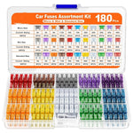 300/180/120pcs Car Blade Fuse Assortment Kit Auto Truck Automotive Medium Small Fuse Mixed Motorcycle Circuit Fuse With Box - flohmarkt-deutschland.shop