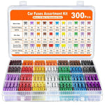 300/180/120pcs Car Blade Fuse Assortment Kit Auto Truck Automotive Medium Small Fuse Mixed Motorcycle Circuit Fuse With Box - flohmarkt-deutschland.shop