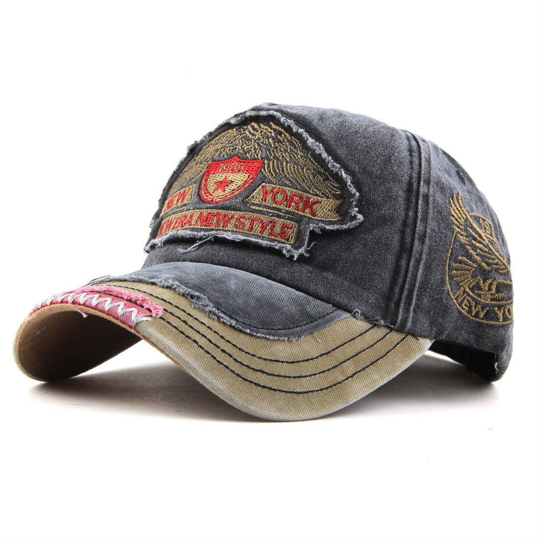 Cotton Vintage Wash Sun Protection Baseball Cap