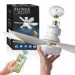 30W/40W Ceiling Fan with Remote Control LED Light Fan E27 Base, Intelligent Silent Ceiling Fan for Bedroom and Living Room - flohmarkt-deutschland.shop