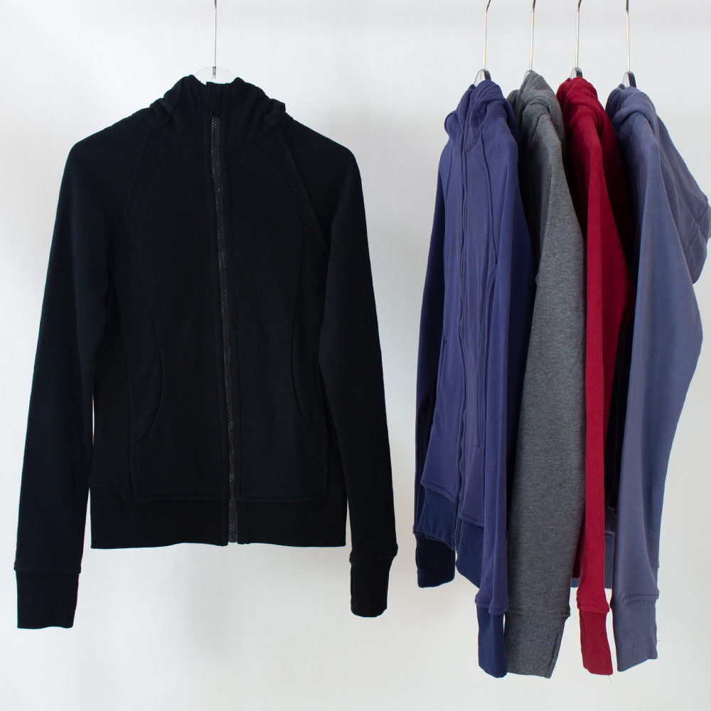 Women's Fleece Yoga Hoodie Jacket for Fall/Winter