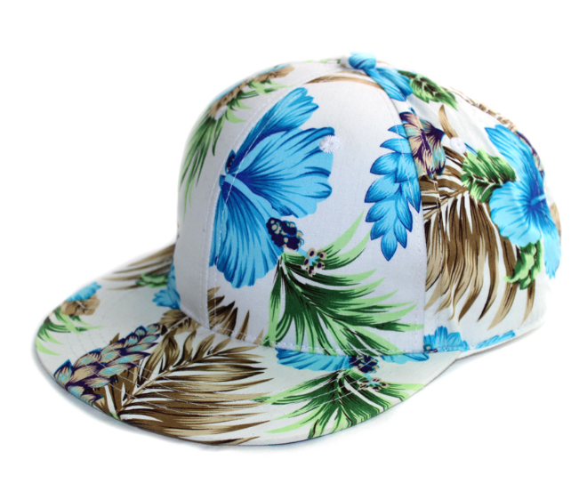 Women's Beach Style Hip Hop Flat Brim Hat