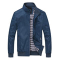 Men's Plus Size Casual Jacket with Stand Collar