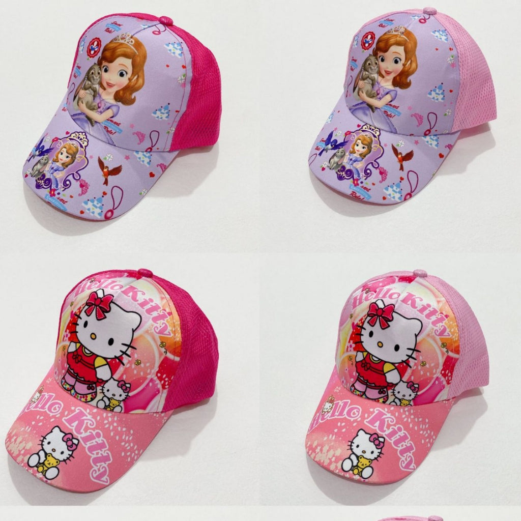 Cartoon Princess Baseball Cap for Kids (Spring/Summer)