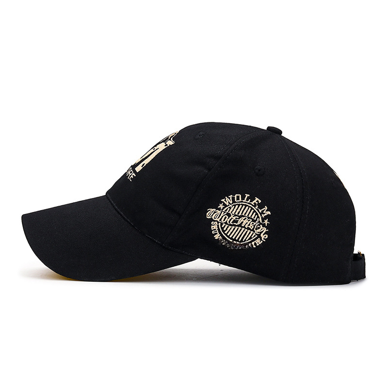 Korean Style Embroidered M Baseball Cap for Spring