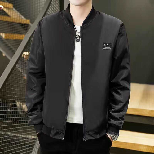 Men's Spring Autumn Jacket, Stylish Baseball Bomber