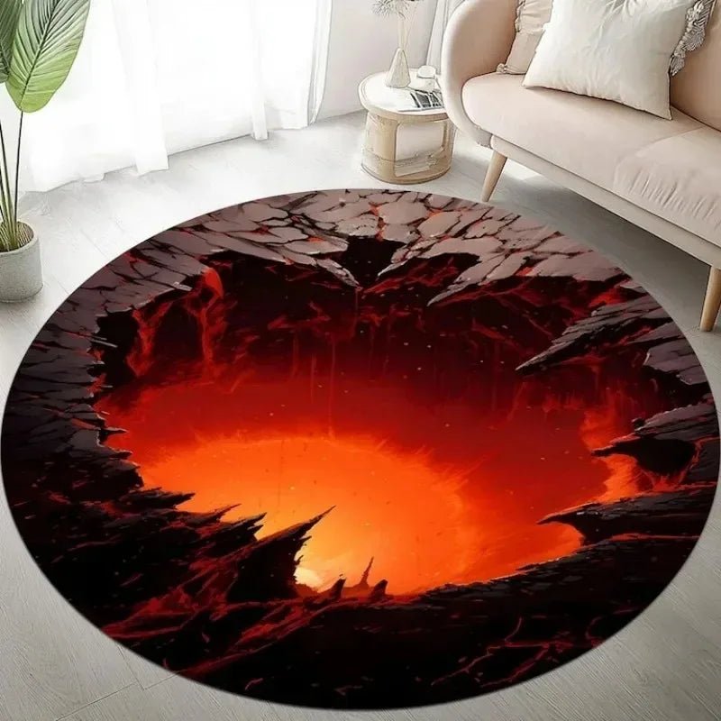 3D Optische Täuschung Teppich – Vortex Design, rutschfest - flohmarkt-deutschland.shop