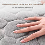 3D Rutschfeste Badematte Mit Cobblestone Relief Memory Foam Badezimmerteppich Absorbierend Maschinenwaschbar - flohmarkt-deutschland.shop
