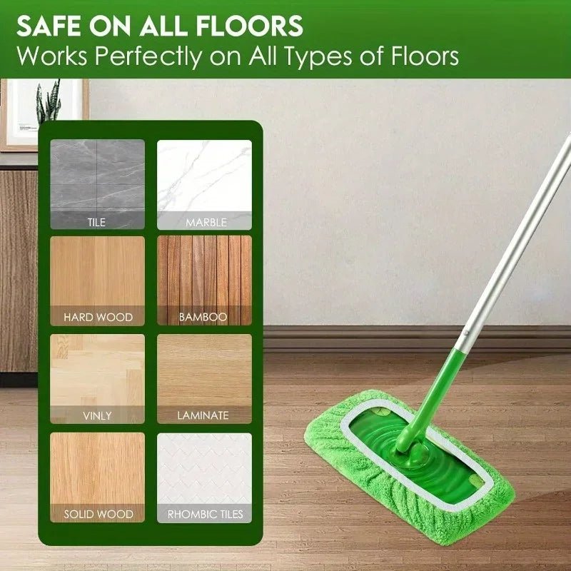 4 Reusable Mop Pads with High Water Absorption and Ultra-fine Fiber Cleaning Pads That Can Firmly Adhere To Most Standard Mops - flohmarkt-deutschland.shop