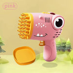 40 Hole Dinosaur Bubble Handheld Bubble Machine, Electric Bubble Gun Outdoor Wedding Party Toy(without Bubble Water) - flohmarkt-deutschland.shop