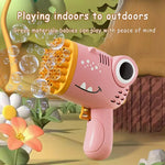 40 Hole Dinosaur Bubble Handheld Bubble Machine, Electric Bubble Gun Outdoor Wedding Party Toy(without Bubble Water) - flohmarkt-deutschland.shop