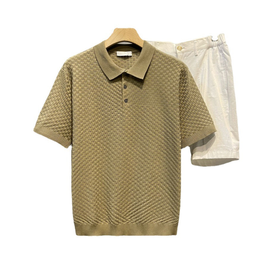 Men's Slim Fit Polo Shirt - Trendy Summer Tee 2023