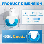 420ML Large Capacity Touchless Desktop Or Wall-Mounted IPX5 Waterproof Smart Infrared Automatic Sense Foam/Liquid Soap Dispenser - flohmarkt-deutschland.shop