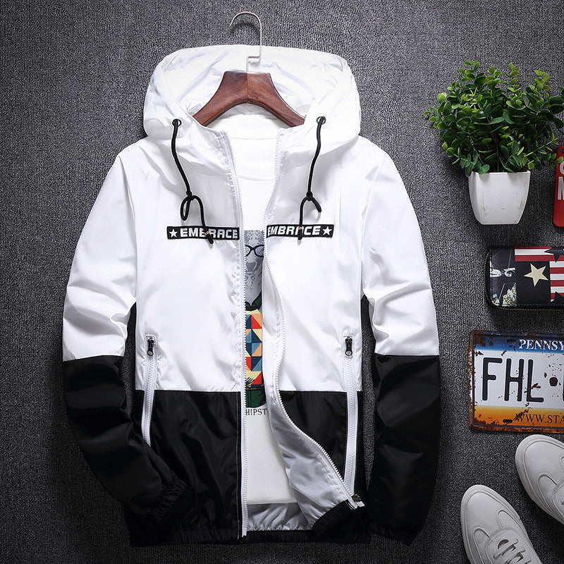 Men's Hooded Jacket for Youth - Casual Windbreaker