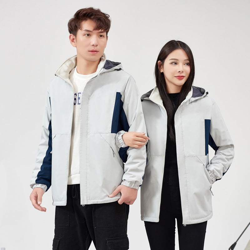 Couple's Reversible Outdoor Jacket for Fall/Winter