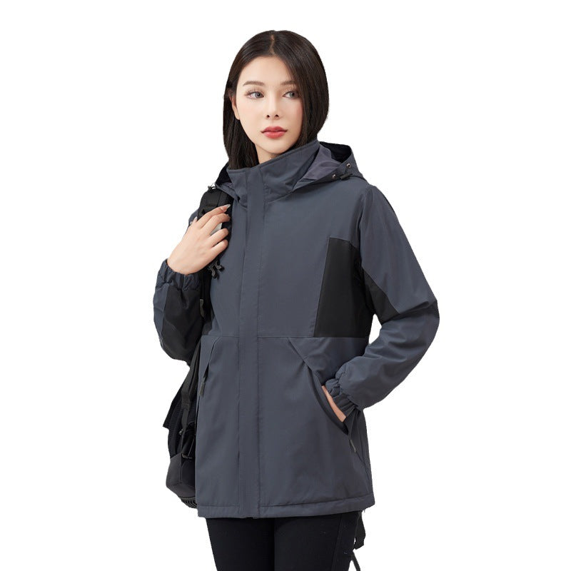 Couple's Reversible Outdoor Jacket for Fall/Winter