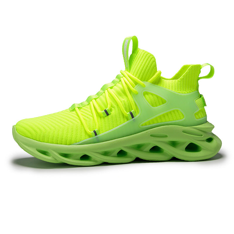Men's Flyknit Yeezy Sneakers, Breathable Running Shoes