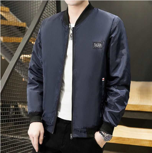 Men's Spring Autumn Jacket, Stylish Baseball Bomber