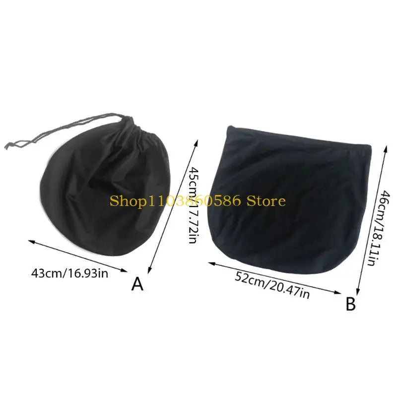 242A Handy Pouchs Reusable Bag Spacious Carrying Bag Lightweight Bag for Motorcycle Helmets Storage Store & Transport Gears
