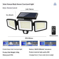 Geteilte Solarbetriebene Smart-Lampe mit Bewegungssensor