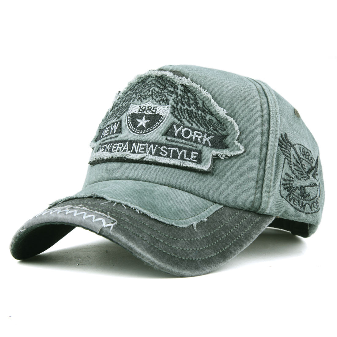 Cotton Vintage Wash Sun Protection Baseball Cap