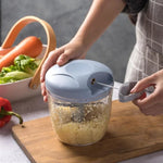 500/900ML Manual Meat Mincer Garlic Chopper Rotate Garlic Press Crusher Vegetable Onion Cutter Kitchen Cooking Accessories - flohmarkt-deutschland.shop