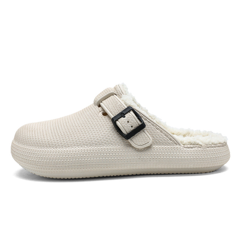 Warm Non-Slip Thick Bottom Cotton Slippers